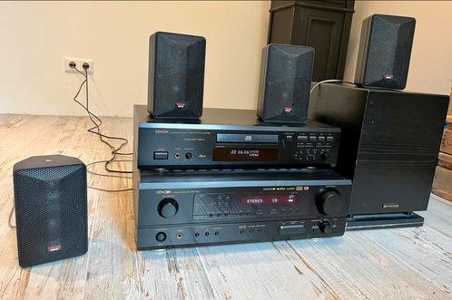 Stereoset Denon AVR-1603 receiver, Denon DCD-685 cd-speler, Audio, Tv en Foto, Stereo-sets, Zo goed als nieuw, Cd-speler, Tuner of Radio