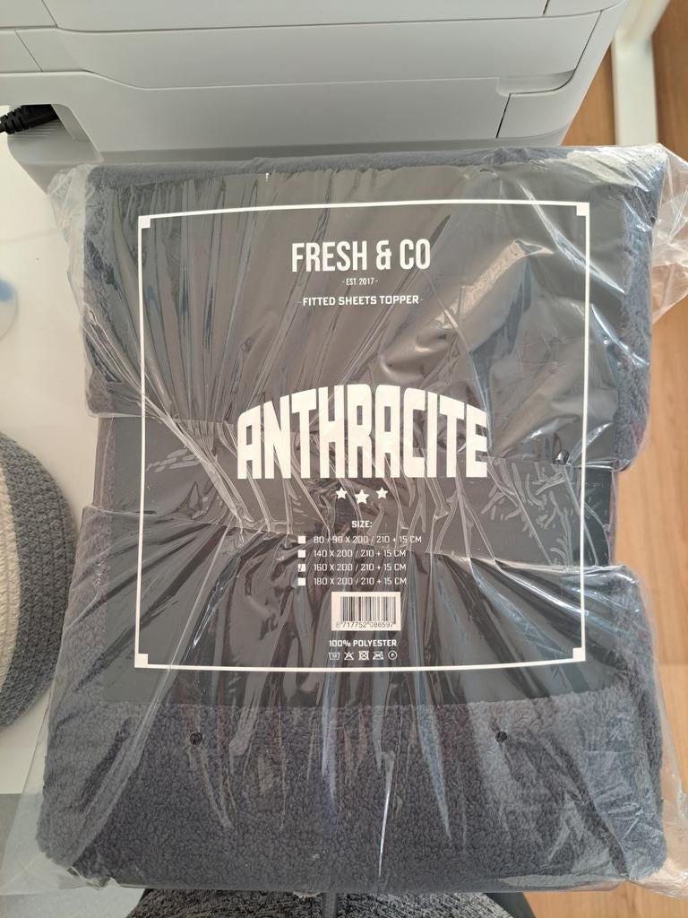 Nieuwe Teddy Matras Hoes 160x200, Overige kleuren, Hoeslaken of Sloop, Ophalen of Verzenden, Nieuw