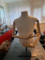 Professionele paspop/buste man en vrouw op metalen voet, Ophalen of Verzenden, Zo goed als nieuw, Paspop