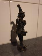 Bronzen clown met hoed en ballen, Antiek en Kunst, Ophalen of Verzenden