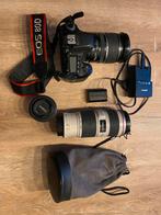 Canon spiegelreflex 80D met 3 lenzen, Audio, Tv en Foto, Fotocamera's Digitaal, Canon, Zo goed als nieuw, Ophalen