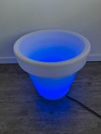 Kunststof bloempot met verlichting, Kunststof, Gebruikt, Rond, Binnen