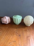 Art Deco Lampenkappen Pastel Set van 3, Ophalen of Verzenden