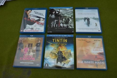 6 diverse dvd`s blu ray disc/ 2D o.a. Tin Tin, Oorlogswinter, Cd's en Dvd's, Blu-ray, Zo goed als nieuw, Actie, Ophalen of Verzenden