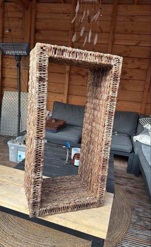 Rotan/Zeegras Zuil - Decoratief Element, Huis en Inrichting, Woonaccessoires | Zuilen en Pilaren, Zo goed als nieuw, Ophalen