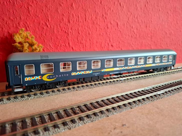 Heris 12206 Couchette Bcm rijtuig EETC (2), Hobby en Vrije tijd, Modeltreinen | H0, Nieuw, Wagon, Gelijkstroom, Overige merken