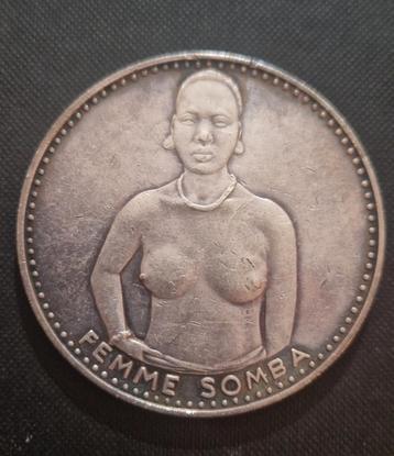 Dahomey 1000 Francs CFA 1971 - Femme Somba beschikbaar voor biedingen