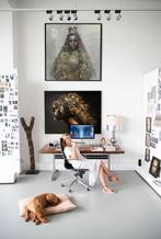 Koopje: Twee litho's, Ingrid Baars, MAN/VROUW, vroeg werk, Ophalen