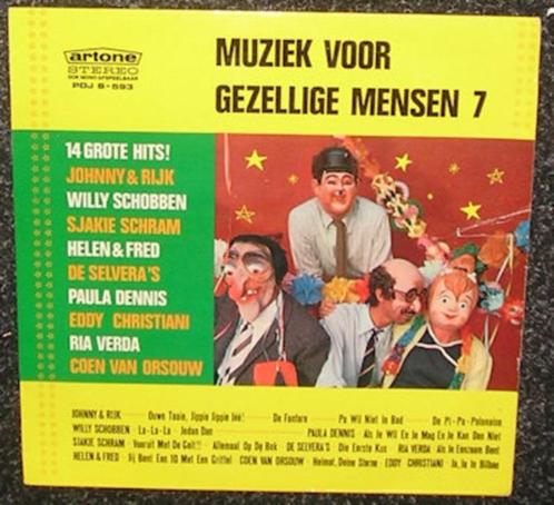 LP: MUZIEK VOOR GEZELLIGE MENSEN DEEL 7 SUPER UNIEK LP1187, Cd's en Dvd's, Vinyl | Verzamelalbums, Nederlandstalig, Overige formaten