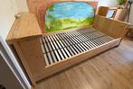 Steigerhouten bed, Huis en Inrichting, Slaapkamer | Bedden, Ophalen, 90 cm, Eenpersoons, Steigerhout