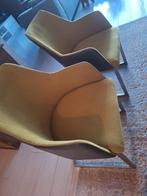twee stuks Xoon eetkamer stoelen., Gebruikt, Minder dan 75 cm, Leer, Ophalen of Verzenden