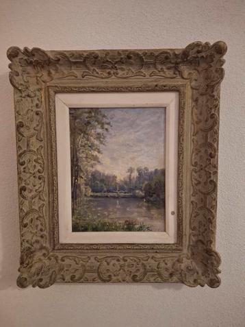 Origineel Schilderij Louise Héger, Belgische Schilderes  beschikbaar voor biedingen