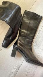 Leder laarzen 39, Ophalen, Zo goed als nieuw, Zwart, Hoge laarzen