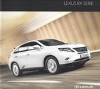 Brochure Lexus RX Serie Maart 2009, Ophalen of Verzenden, Gelezen, Overige merken