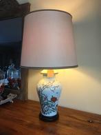 Tafellamp porselein, Huis en Inrichting, Lampen | Tafellampen, Gebruikt, Ophalen, 75 cm of meer