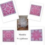 Sjabloon – Mandela 1515 cm – set van 9, Knutselen, Nieuw, Ophalen of Verzenden, X
