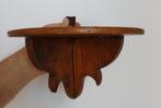 Antieke hoekconsole eik, Huis en Inrichting, Woonaccessoires | Wandplanken en Boekenplanken, Ophalen of Verzenden, Gebruikt