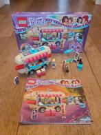 LEGO Friends 41129 Pretpark Hotdogwagen compleet doos+boek, Ophalen of Verzenden, Zo goed als nieuw, Complete set, Lego