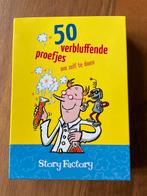 50 verbluffende proefjes om zelf te doen, Ophalen of Verzenden, Nieuw, Speelkaart(en)