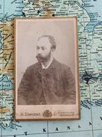 Ca. 1891 - Oude foto op karton - Man met baard - België (PP), Verzamelen, Gebruikt, Foto, Ophalen of Verzenden, Voor 1940
