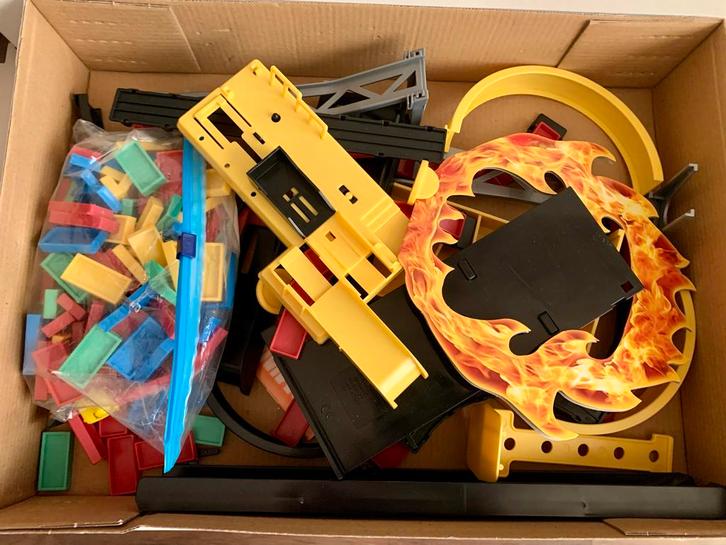 Goliath Domino Express Crazy Race - Complete Set, Kinderen en Baby's, Speelgoed | Duplo en Lego, Gebruikt, Complete set, Ophalen of Verzenden