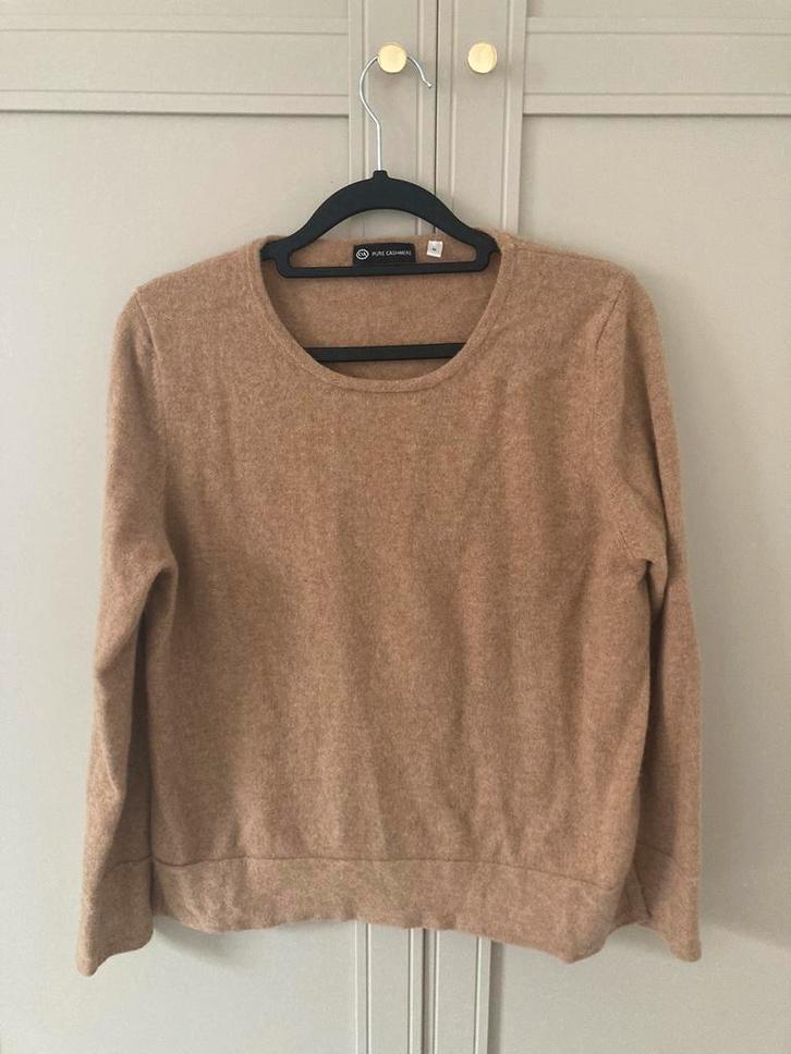 100% Kasjmier Trui M C&A Camel, Kleding | Dames, Truien en Vesten, Zo goed als nieuw, Bruin, Verzenden