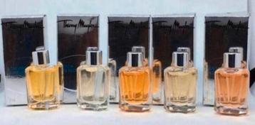 Serie van 5 verschillende miniaturen Miroir van Mugler beschikbaar voor biedingen