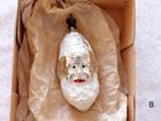 Oude grote kerstbal hoofd kerstman, Ophalen of Verzenden