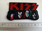 KISS leuke woven SALE shaped patch 100 nieuw 6 x 10 cm, Verzenden, Nieuw, Kleding