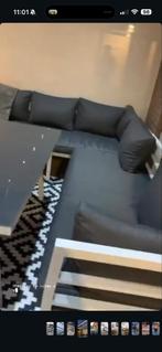 Nette loungeset voor veranda, 5 zitplaatsen, Kunststof, Ophalen of Verzenden, Zo goed als nieuw