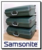 SAMSONITE onverwoestbare koffers plastic wieltjes groot zwar, Sieraden, Tassen en Uiterlijk, Koffers, Gebruikt, 50 tot 60 cm, Hard kunststof