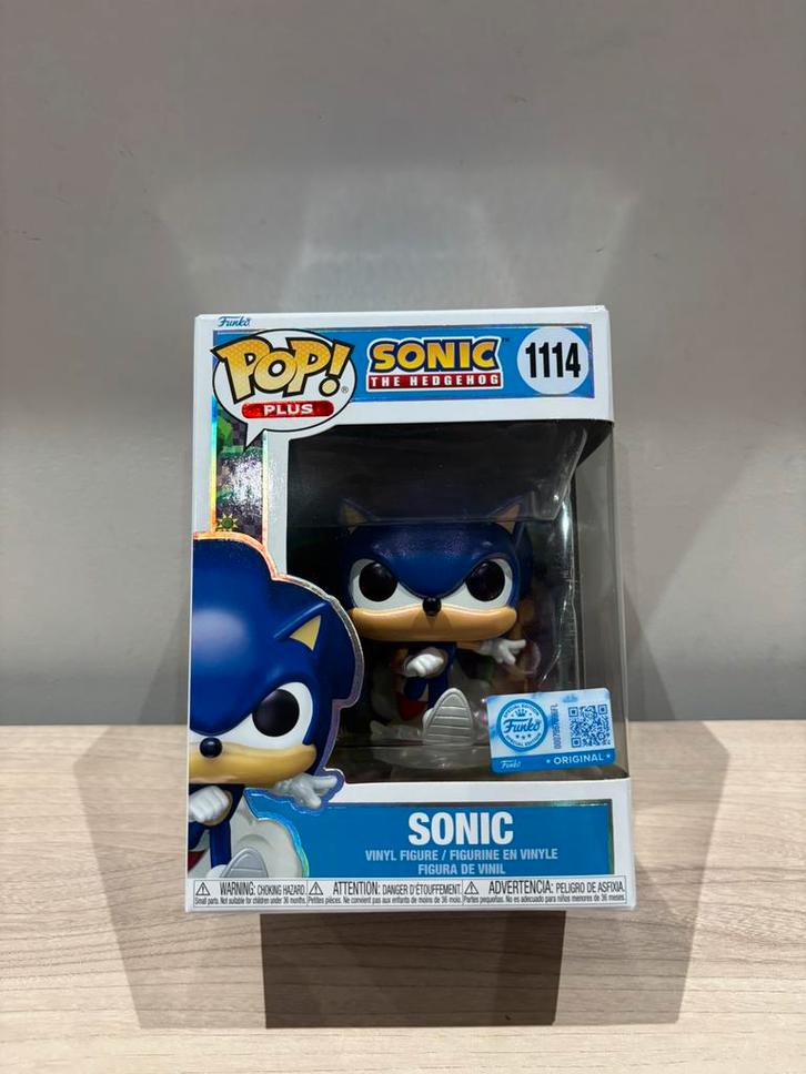 Funko POP! Plus Sonic - The Hedgehog: Sonic (PRL) #1114, Verzamelen, Poppetjes en Figuurtjes, Zo goed als nieuw, Ophalen of Verzenden