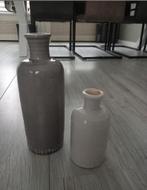 2 siervazen, Huis en Inrichting, Woonaccessoires | Vazen, Overige kleuren, Ophalen of Verzenden, Minder dan 50 cm, Glas