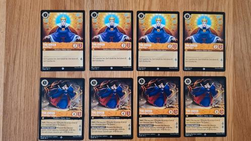 Lorcana - The Queen - Commanding Presence, Hobby en Vrije tijd, Verzamelkaartspellen | Overige, Zo goed als nieuw, Meerdere kaarten