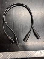 XLR kabels 0,5 meter, Gebruikt, Microfoon, Ophalen of Verzenden
