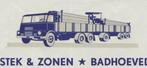 FACT. BADHOEVEDORP EXPEDITIE 1964 GROOT LOGO, Ophalen of Verzenden, Gebruikt, Overige typen
