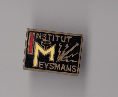 Eysmans Instituur Hoger Onderwijs België broche, Verzamelen, Speldjes, Pins en Buttons, Gebruikt, Speldje of Pin, Overige onderwerpen