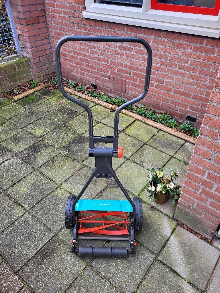 Hand grasmaaier, Tuin en Terras, Grasmaaiers, Ophalen, Gebruikt, Handgrasmaaier, 40 t/m 49 cm