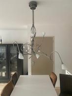 Stijlvolle Brede Hanglamp met Metalen Draden, 10 Lichtpunten, Ophalen of Verzenden, Zo goed als nieuw