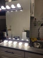 Make-up  spiegel en verlichting, Huis en Inrichting, Woonaccessoires | Spiegels, Ophalen of Verzenden, Zo goed als nieuw, Minder dan 100 cm