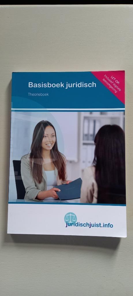 Studieboek : Basisboek juridisch theorieboek MBO, Boeken, Schoolboeken, Zo goed als nieuw, Overige niveaus, Ophalen of Verzenden