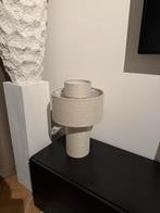 Crème Tafellamp, Verzenden, Zo goed als nieuw, Stof, Minder dan 100 cm