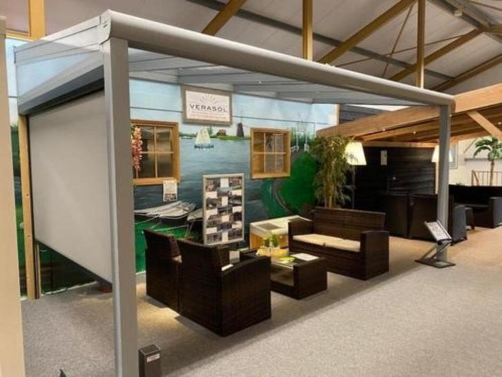 Showmodel aluminium overkapping 500x250cm, Tuin en Terras, Overkappingen, Zo goed als nieuw, Veranda, Ophalen