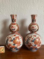 Twee antieke Japanse porseleinen Imari vazen pronkvaas, Ophalen of Verzenden