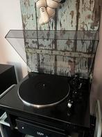 Denon DP-300F automatische zwarte platenspeler, Ophalen, Zo goed als nieuw, Platenspeler, Overige merken