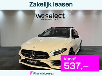 Mercedes-Benz A-klasse 250 e AMG Pano l Led l Ambient l Navi beschikbaar voor biedingen
