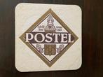 Postel abdijbier anno 1140 bierviltje., Ophalen of Verzenden, Gebruikt, Viltje(s), Overige merken