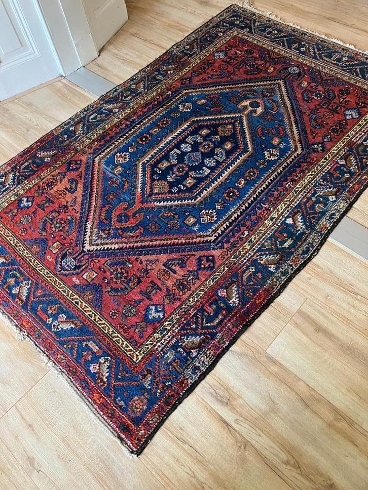 Antiek Perzisch kleed, Antiek en Kunst, Antiek | Kleden en Textiel, Ophalen of Verzenden