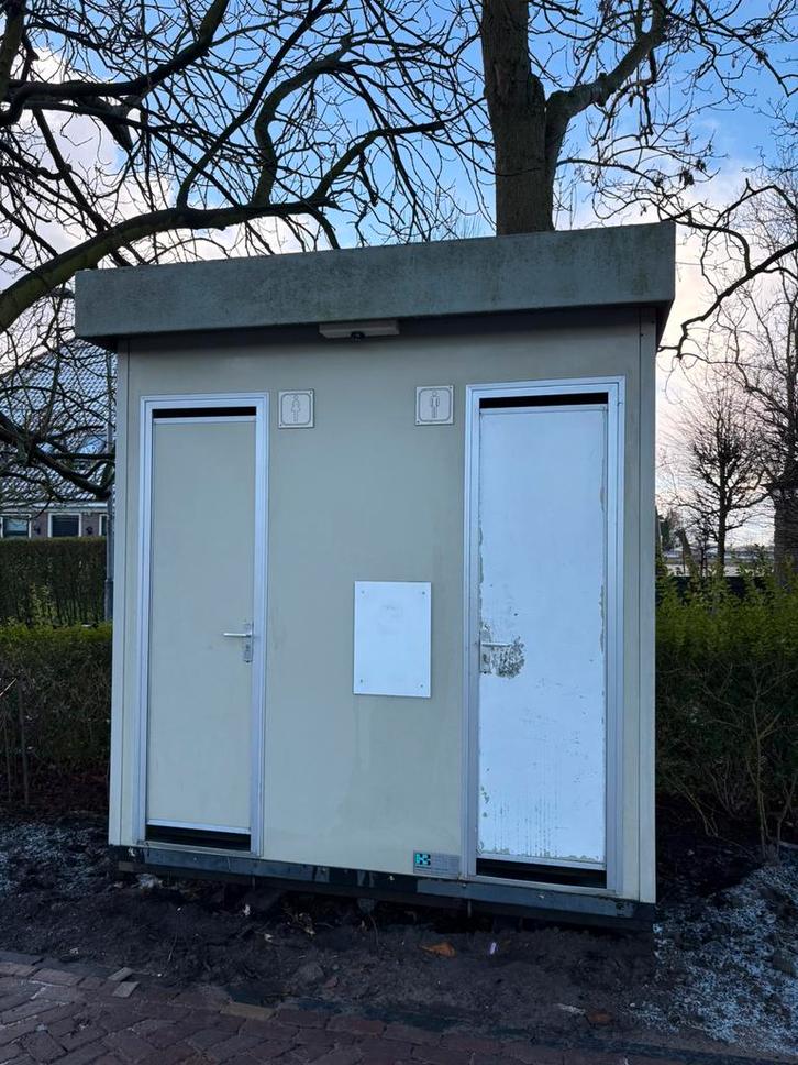 Toiletunit toiletwagen noodtoilet bouwtoilet, Tuin en Terras, Tuinhuizen, Gebruikt, Zonder ramen, Ophalen of Verzenden