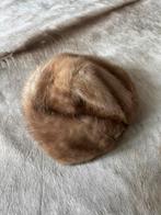 Vintage bontmuts – echt bont – bruin – retro dames hoed, Kleding | Dames, Hoeden en Petten, Ophalen of Verzenden, Zo goed als nieuw